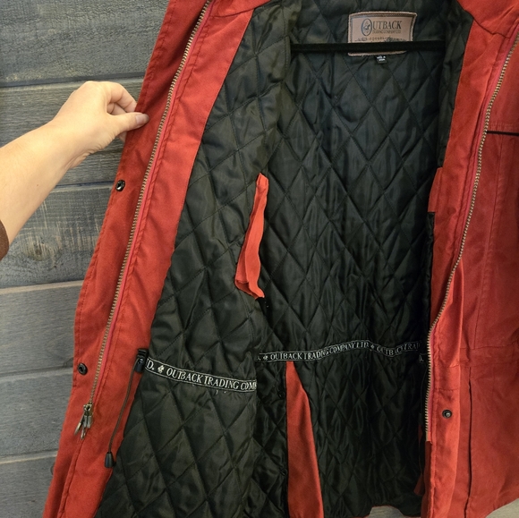 Outback Trading Company Riding Jacket Coat Womens Cowboy Equestrian Size Medium - Picture 7 of 13